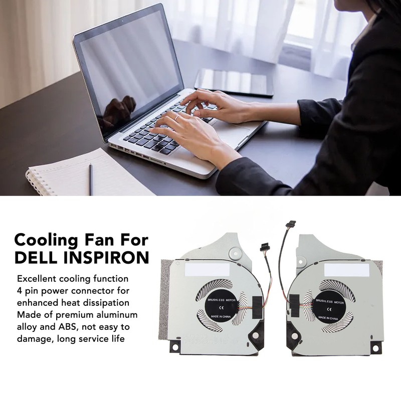 Laptop Cooling Fan Efficient Cooler Fan for DELL INSPIRON G5‑5590
