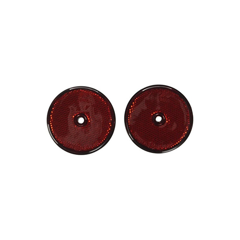Lampa 20525 Round Reflectors-Ø 65 mm- Red