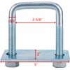 MYZHRE 4 Pack Leaf Spring Clamp Kit, 2-5/8 inch Width