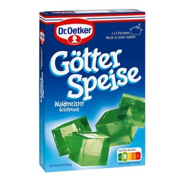 Dr. Oetker Woodruff Flavour Cooking Jelly, 2 x 12.6g Dessert Powder for Woodruff Flavour