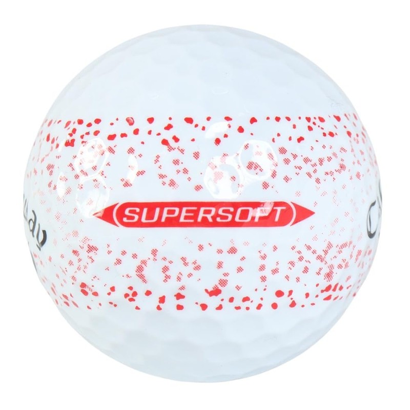 Callaway Golf Balls SUPERSFT 25 RED SPLATTER 3B SLEEVES (3