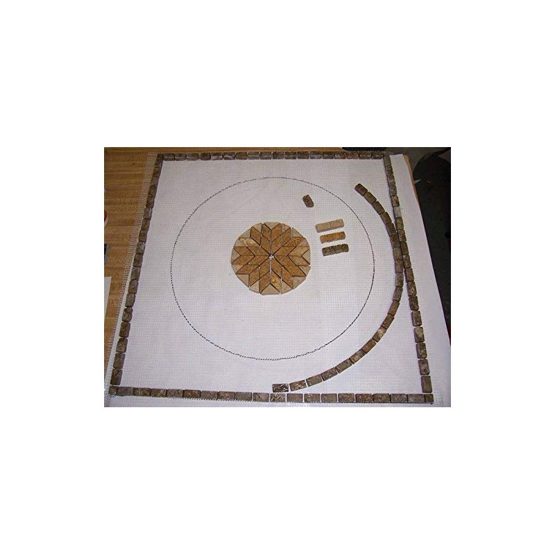 Stone Deals Mosaic Mesh for Back Mounted Tile, 48" X