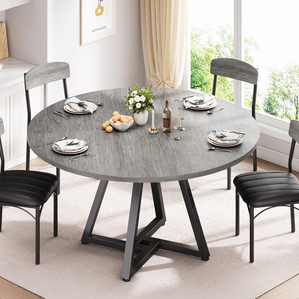 Jocoevol Round Kitchen Dining Room Table Circle Dining Dinner Table