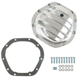 SEBLAFF Differential Cover Kit 10 Bolt Polished Aluminum Replacement for F-350 1966-1979 a 44