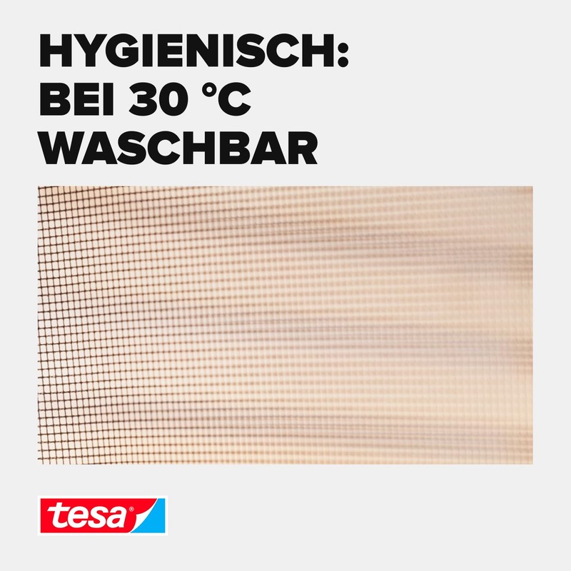 Tesa Fly Screen Standard Velcro for Doors Anthracite 2 x