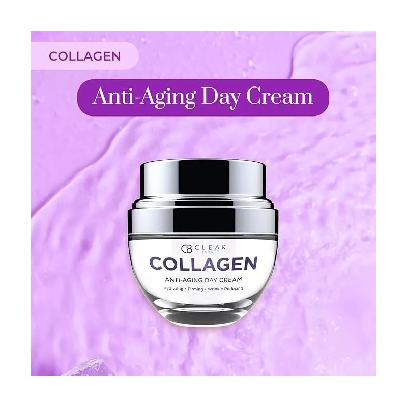 Clair Beauty Collagen Day/Night Moisturizer - Duo Set Value Pack