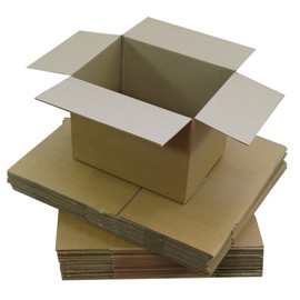 Triplast 178 x 127 x 127mm Small Single Wall 7x5x5" Shipping Mailing Postal Gift Cuboid Cardboard Boxes (Pack of 10)