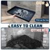 Pearwow Rectangle Fireplace Tray,Expandable Ash Pan for Collecting Ash,Galvanized Steel