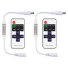 RGBZONE 2 Pack Mini RF LED Dimmer, Single Color Controller