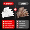 Premium Zirconia Ceramic Utility Knife Blades - 5Pack Replacement Blades,