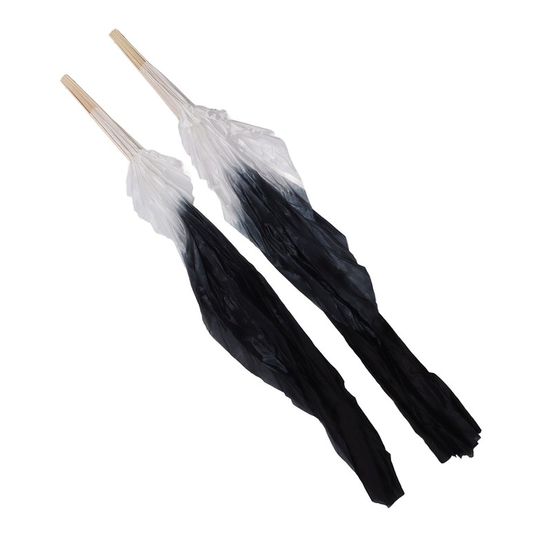 1 Pair Long Dance Fan Soft Beautiful Classical Dancing Fan