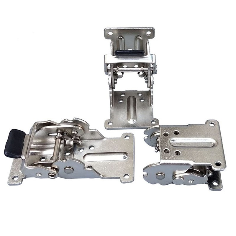 4 PCS Foldable Support Bracket -Self-Locking Hinge- Leg Fittings and