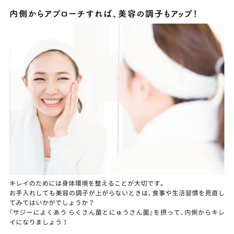 サジーによくあう らくさん菌とにゅうさん菌 フィネス サプリメント 酪酸菌 乳酸菌 オリゴ糖 60粒 約30日分