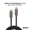 LINDY 1m ANTHRA LINE USB3.2 Gen2x2 Type-C Cable + PD