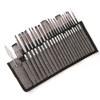 24Pcs Oil Paint Brushes Gray Assorted Styles Different Sizes Ergonomic