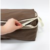 Towa Sangyo 85688 Storage Bag, Clothes, Double Height, Brown, 19.7