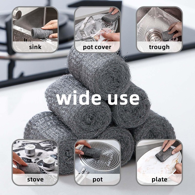 Steel Wool Pads Set – 24 Pcs Grade 00 Rodent