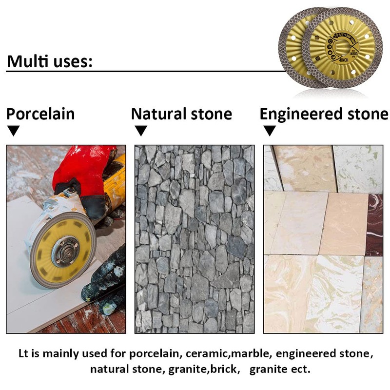 5 Pack 4 Inch Tile Cutting Blade Diamond Blade for