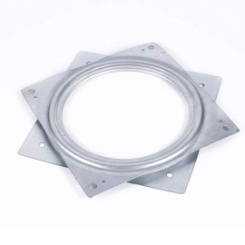 6inch Square Lazy Susan Rotating Platform 360 Degrees Turntable Swivel Plate with Steel Ball Bearings Multi Purpose for Bar Stools, Chairs, Spin Furniture, Display Stand