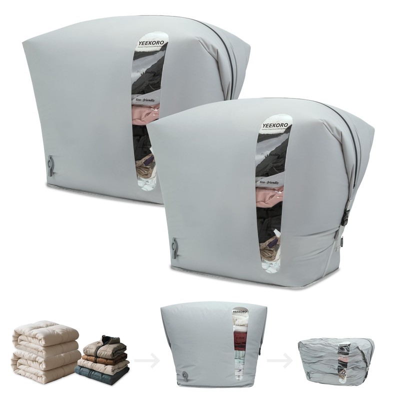 YEEKORO Vacuum Storage Bags for Home, Professional IP67 Waterproof Reusable