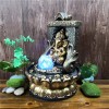 SURPRIZON Ganesha Statues Indoor Water Fountain, Elephant Buddah Statute Tabletop