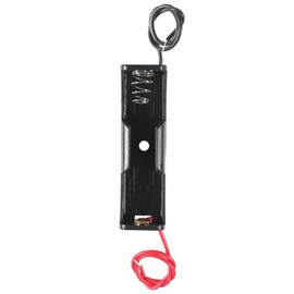 AOICRIE (Pack of 8 Single AA Battery Holder, 1 X 1.5V AA Battery Holder, AA Battery Holder with Leads Wires (8PCS 1AA)