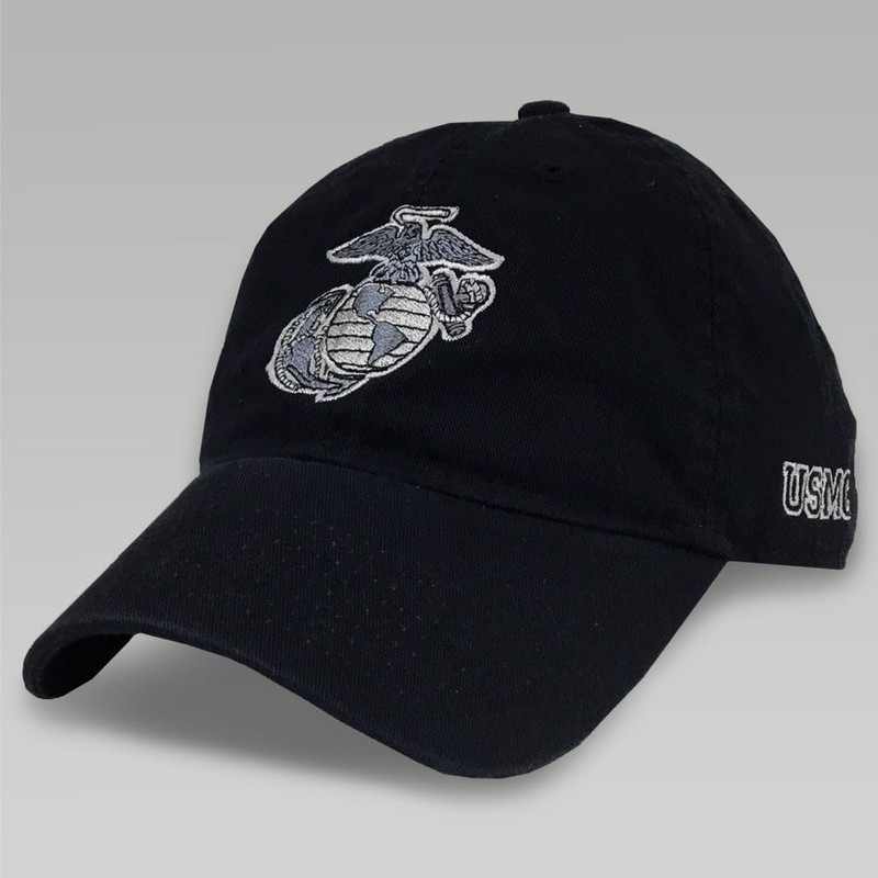Armed Forces Gear US Marine Corps EGA Twill Hat (Black)
