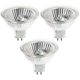 12Vmonster MR11 Halogen Spot Light Bulb Down Reflector Lamp 5W 12V 2 Prong Stove High CRI Warm White 5 Watt GU4 Dimmable Replacement Xmas Lighting, Christmas Tree Replacements 45° Beam I 11⁄8 inches