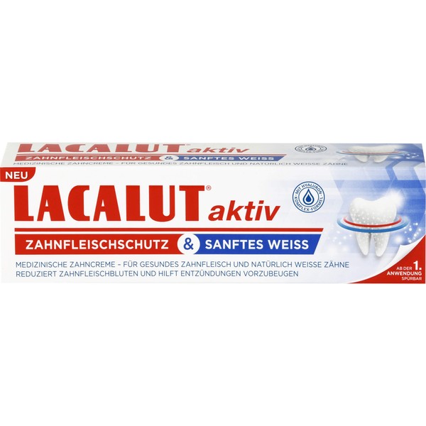LACALUT aktiv medizinische Zahncreme, 75 ml Toothpaste