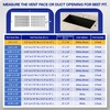 SEAL360 Magnetic Vent Covers (3-Pack), Pockets for Complete Seal, 5.5"