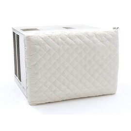 Covermates Monitor Cover – Light Weight Material, Weather Resistant, TV Covers, 28W x 2.5D x 20H, Cream