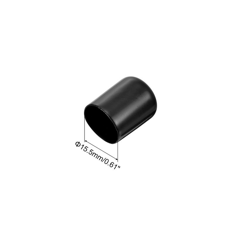 QUARKZMAN Rubber Caps, Pack of 25 Round Screw Thread Protective