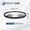 PATIKIL 82mm Close-up Filter Macro Lens Filter +4 Diopter Magnification