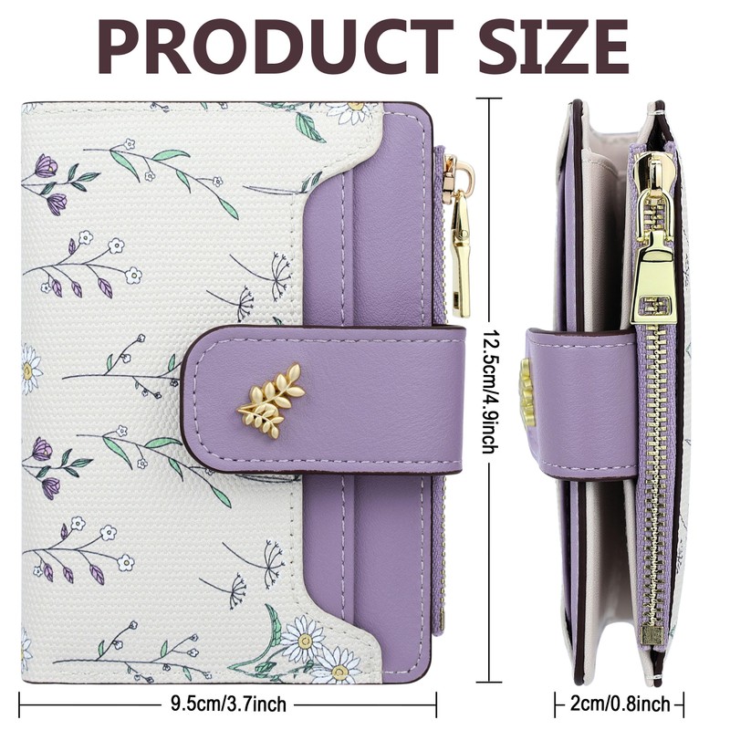 Farcauo Womens Wallet with RFID Cute Small Wallets for Women