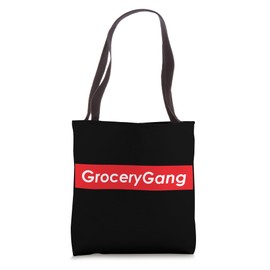 Grocery Gang Grocery Store Shopper Bagger Grocery Shopping Tote Bag