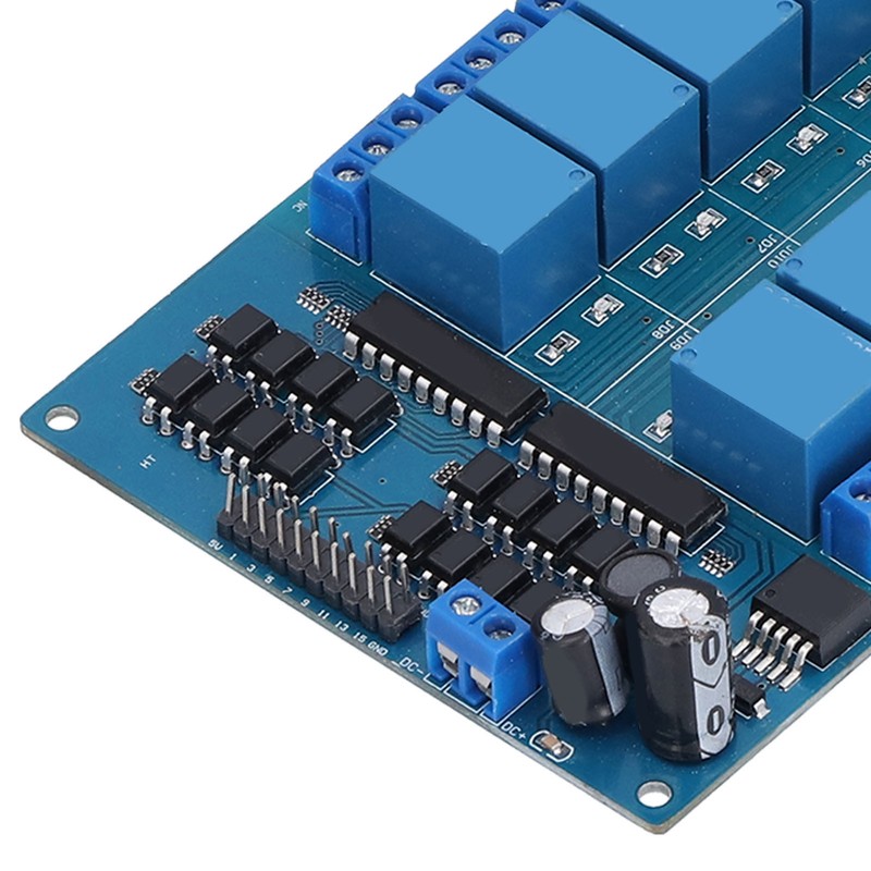 Relay Module 16 Channel with Optocoupler Protection Power Supply High