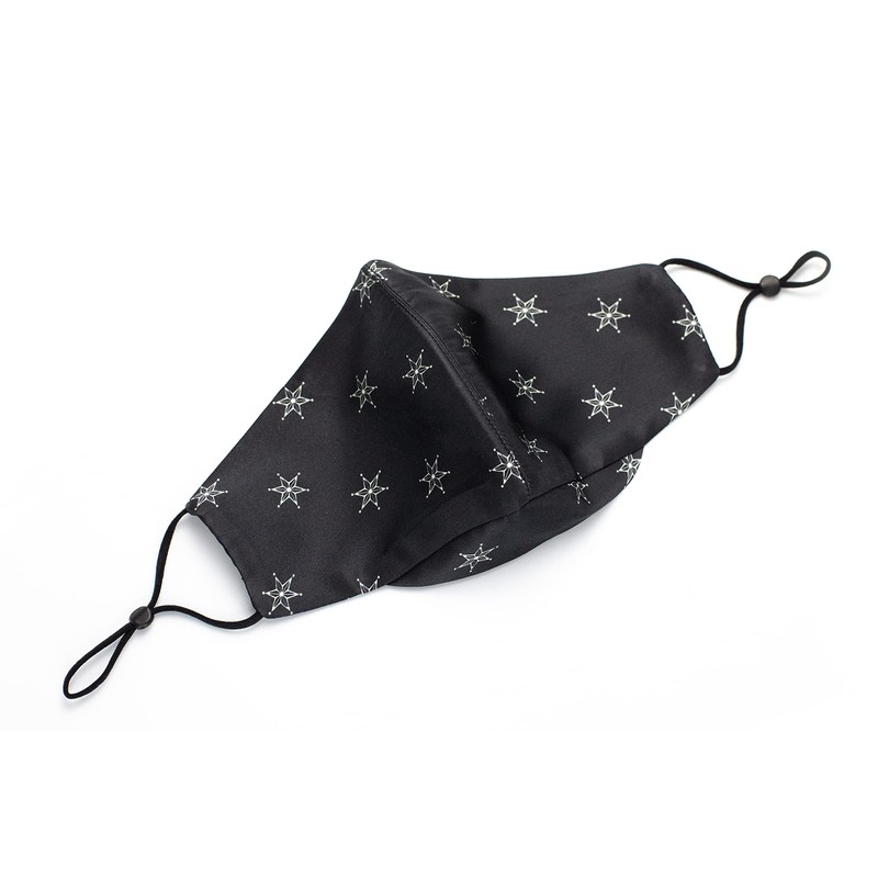 Habac Studio Pack of 2 100% Mulberry Silk Face Masks