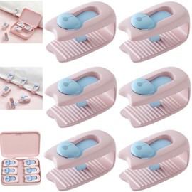 Hopeholic Duvet Clips, Set of 6, Strong Blanket Clips, Duvet Clips, Anti-Slip Comforter Clips, Easy to Install, Won't Damage Your Comforter, Lightweight and Compact, Anti-Slip, Cute Design, Storage