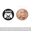 Video Game Birthday Party Favor Stickers - 180 Labels