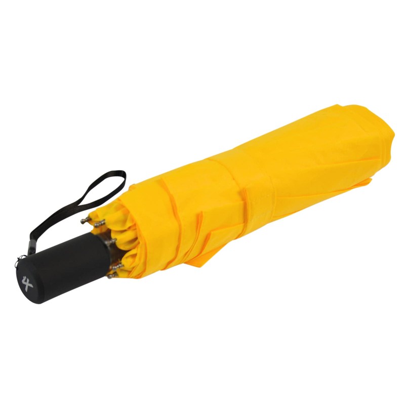 iX-brella Trekking Pocket Umbrella XXL with Shoulder Bag, Yellow, Pocket