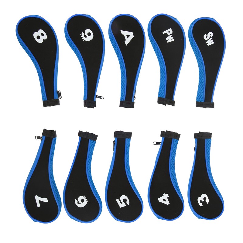 10Pcs Golf Club Head Cover Neoprene Golf Head Cover for