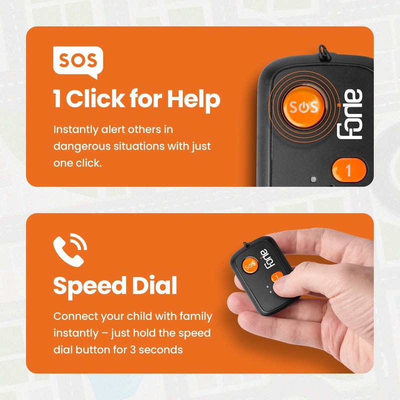 Fonie-Tracker for Kids, GPS, Two Way Talk, Cell Phone Alternative