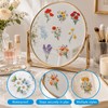 Amlif 120PCS Flower Stickers for Scrapbooking, Floral Scrapbook Stickers