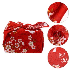 VALICLUD Bento-Wickeltuch im Japanischen Stil Bento-Tischset Lunchbox-Taschentuch Japanischer Blumenstoff 50 cm