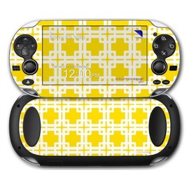 Boxed Yellow - Decal Style Skin fits Sony PS Vita
