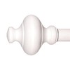Cardiff 36-72 Inch Adjustable Curtain Rod Set, 1 Inch Diameter