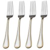 Mikasa Cameo Gold 18/10 Stainless Steel Dinner Fork (Set of