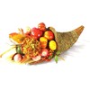 cornucopia basket for thanksgiving decor. (19'' cornucopia)