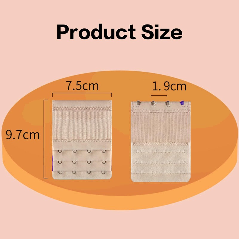Bra Strap Extenders Extensions 4 Hook Elastic Bra Extender women's