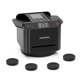 DrawPies Automatic Card shuffler and Dealer 2-in-1 Machine 2025, 1-12 Player, Rotatable 360°, Remote Card Calling, Ultra Quiet, Rechargeable, for Board Games and Poker, Casino Card, UNO, Five Crowns